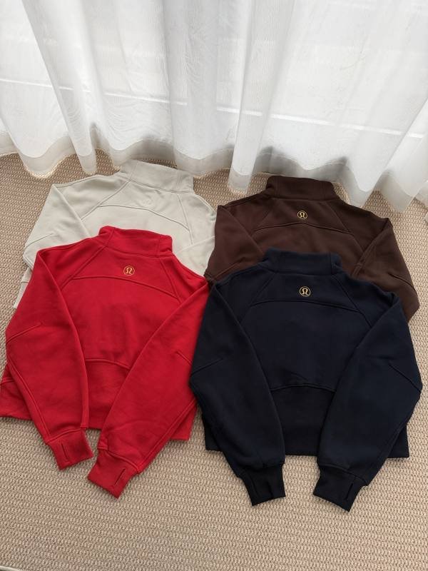 Felpa con collo alto e mezza zip Lulu Jacket