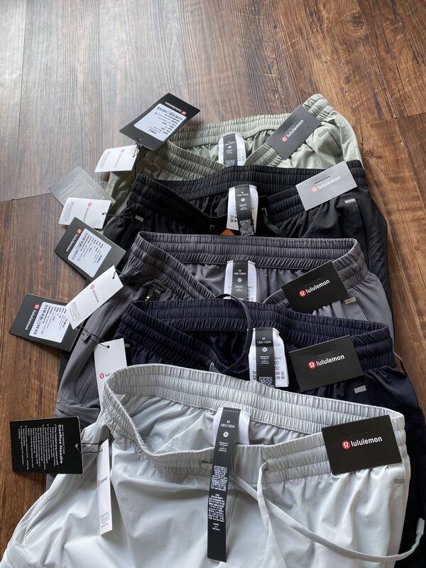 Lulu Men's Bottoms Licenca Lululemon para treinar