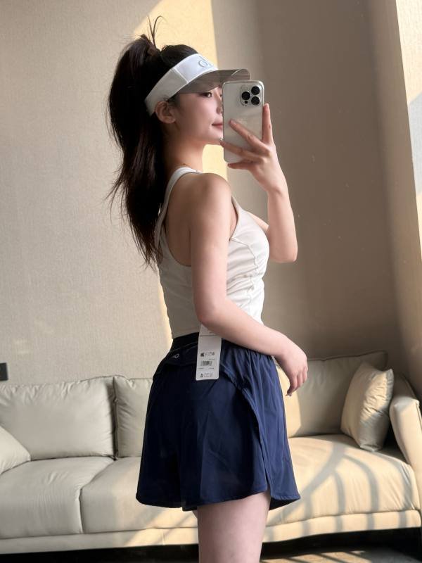 Alo set allenamento bianco e blu navy