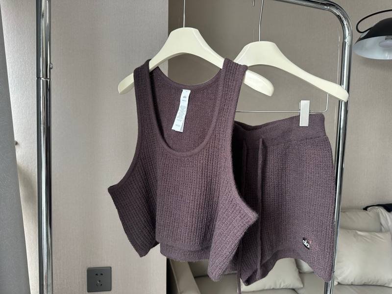 Alo short lounge marron