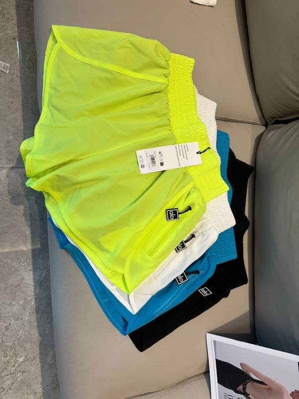 Short Alo run jaune fluo