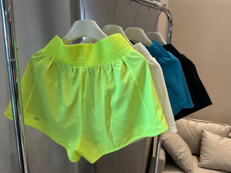 Short Alo run jaune fluo
