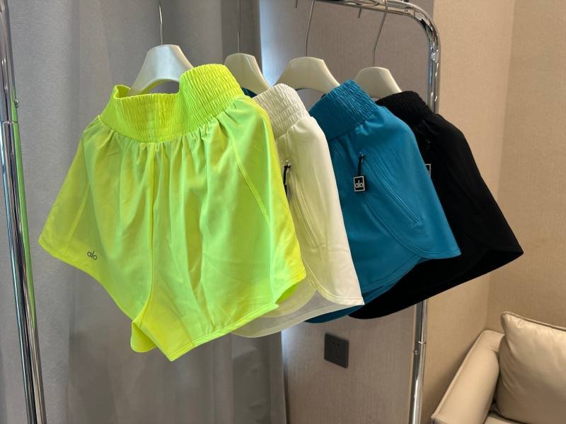 Short Alo run jaune fluo
