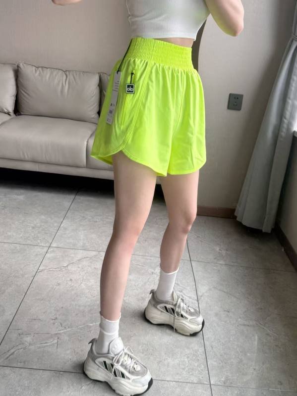 Short Alo run jaune fluo