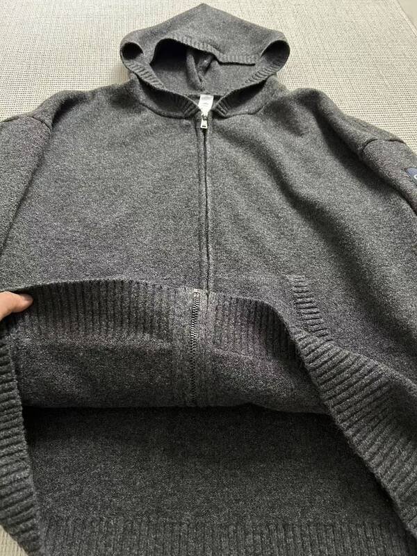 Alo Jacket Advanced gray real shot details