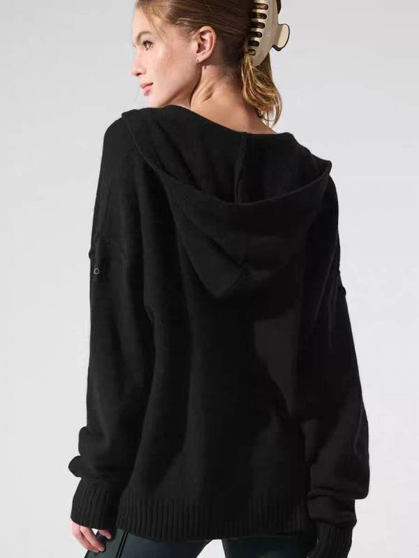 Chaqueta Alo lounge negra