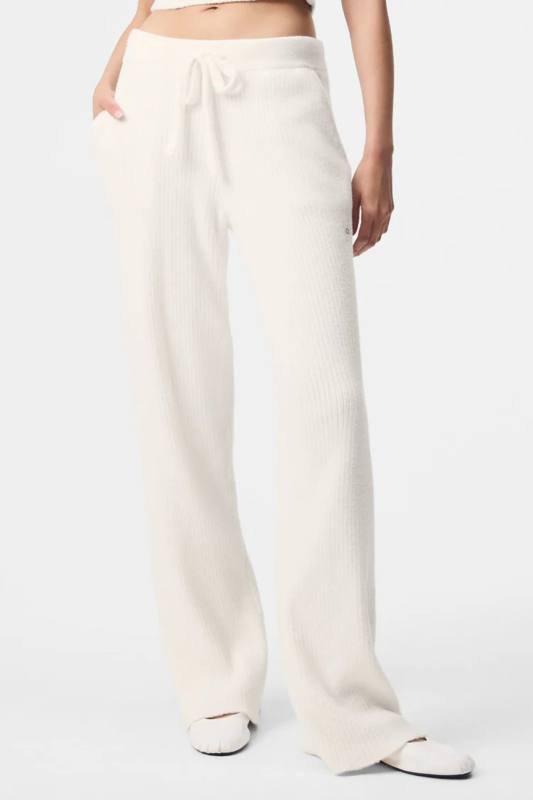Alo Leggings alo calcas drapeadas de pelucia