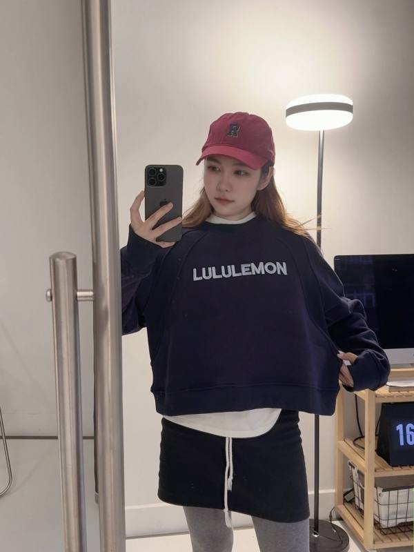 Lululemon manica lunga tutti i giorni blu navy