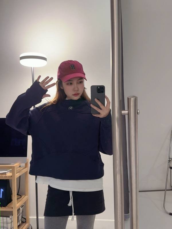 Lululemon manica lunga tutti i giorni blu navy