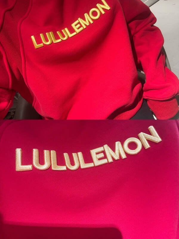 Lululemon manica lunga rosso da tutti i giorni