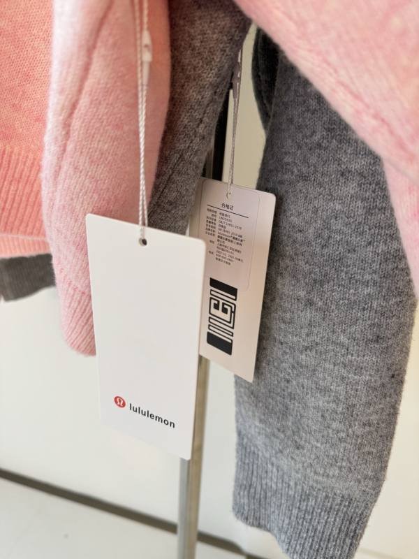 Lululemon rosa lounge a maniche lunghe
