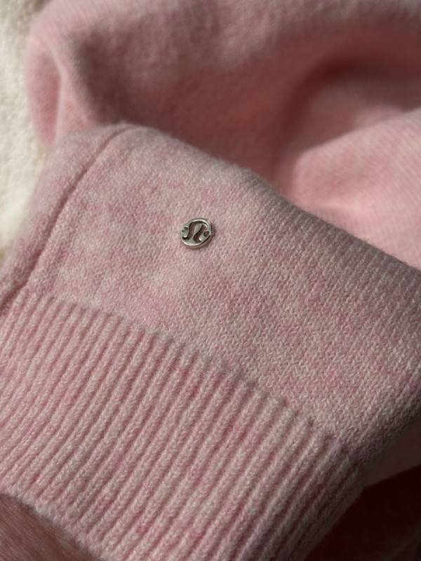 Lululemon rosa lounge a maniche lunghe