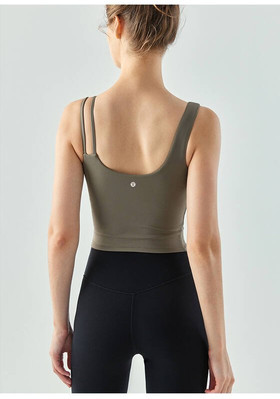 Canotta Lululemon yoga beige