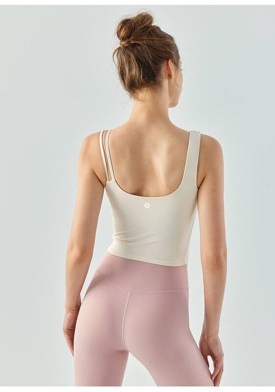 Canotta Lululemon yoga beige