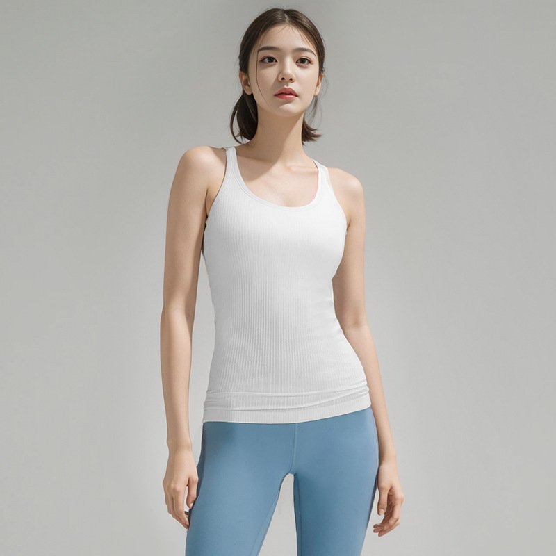 Lululemon tanque yoga azul