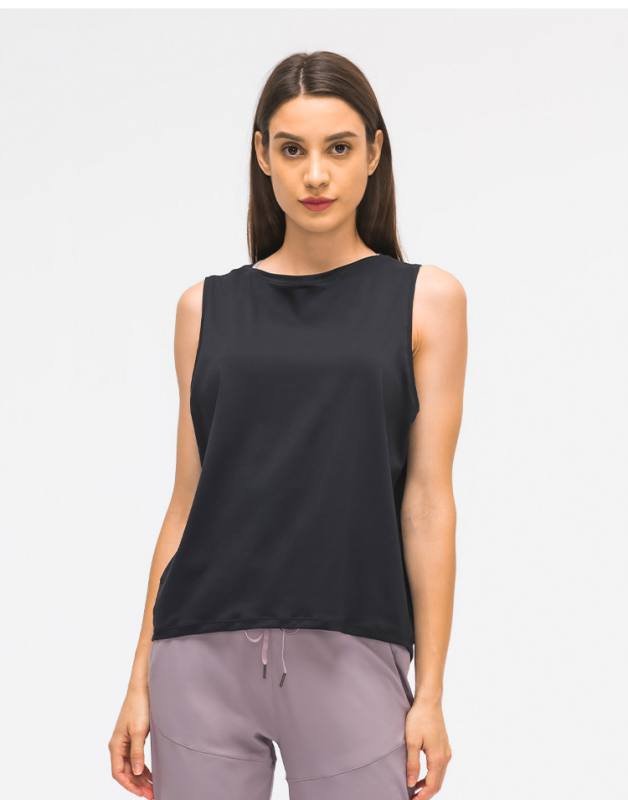 Lululemon Lulu Tank Top canotta allenamento di colore azzurro