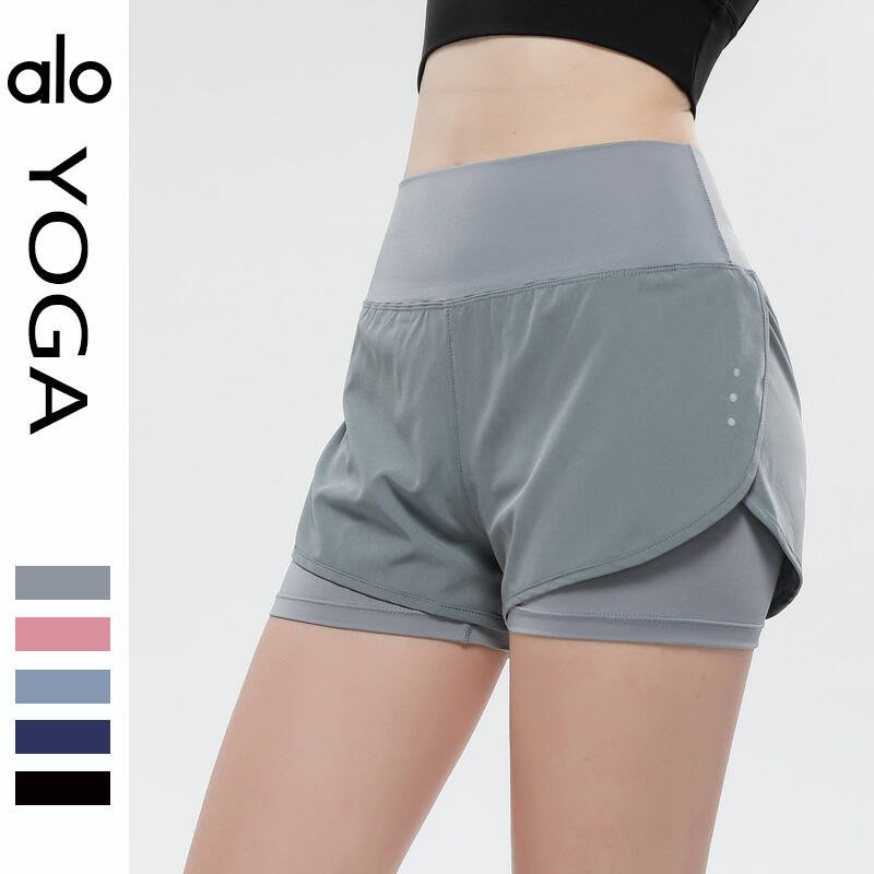 Short Alo run bleu-gris