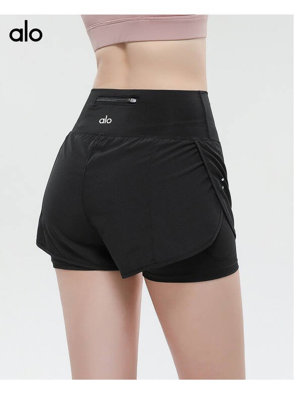 Short Alo run bleu-gris