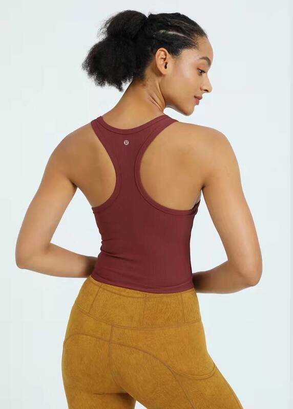Lululemon tanque yoga branco