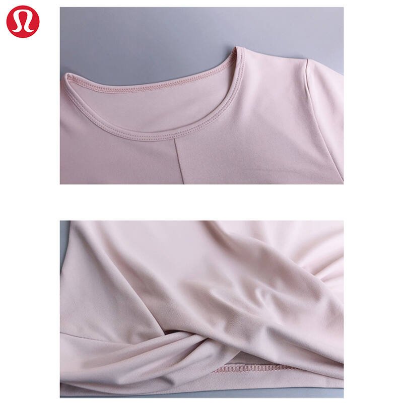 Lululemon t-shirt everyday black and pale yellow