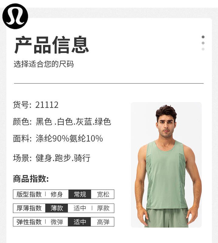 Lulu Top da uomo lululemon T