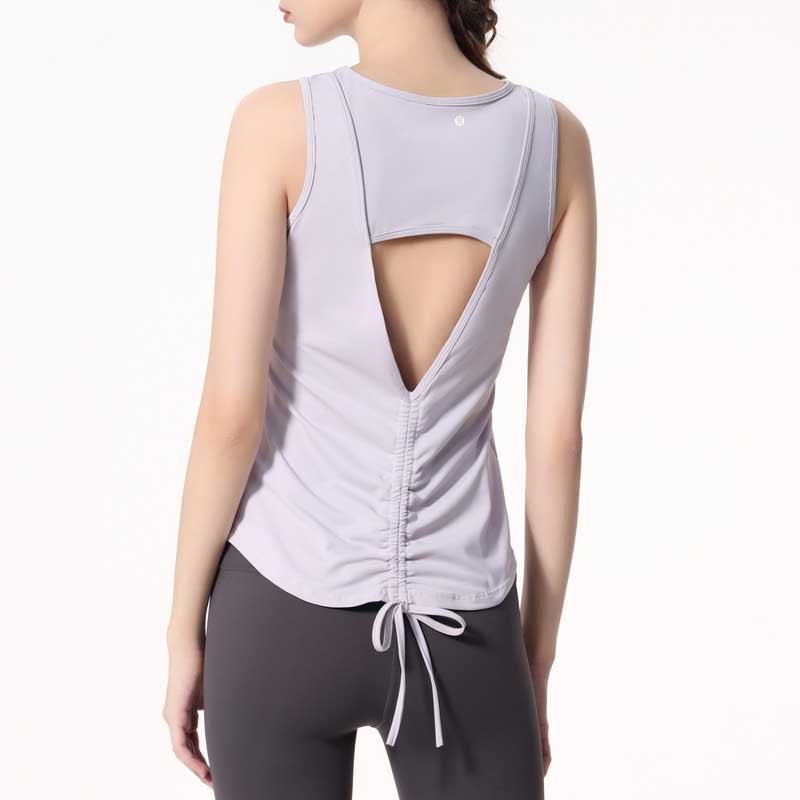 Canotta yoga Lululemon rosa crema