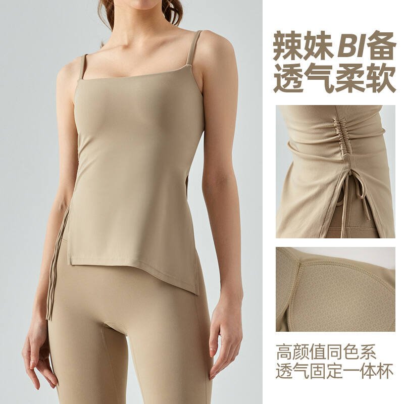 Lululemon debardeur yoga blanc