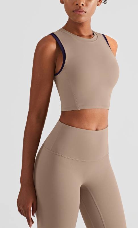 Canotta Lululemon yoga azzurra