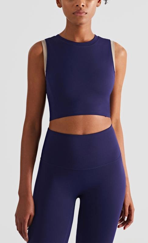 Canotta Lululemon yoga azzurra