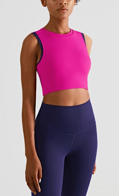 Canotta Lululemon yoga azzurra
