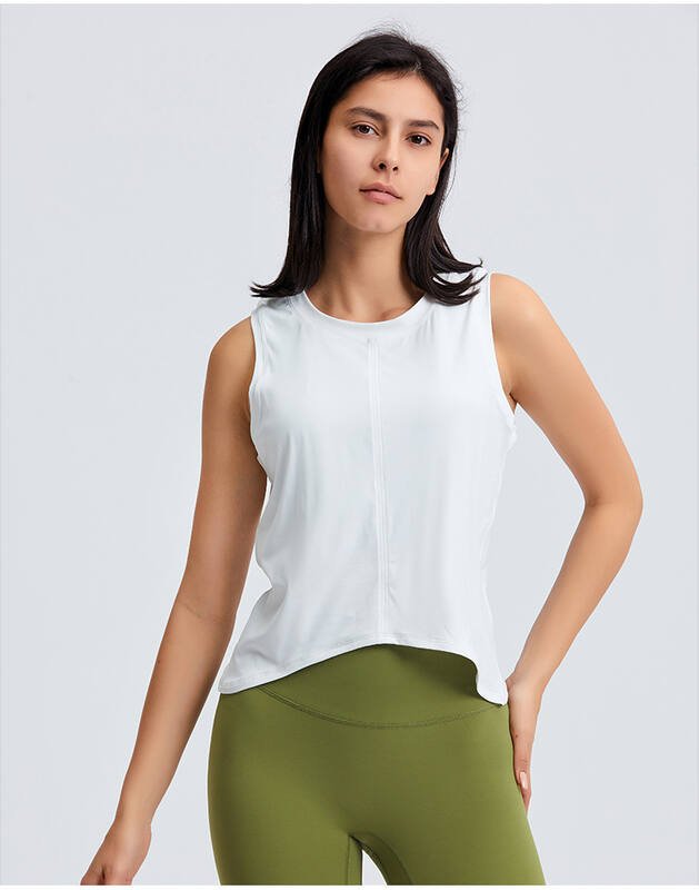 Lululemon Lulu Tank Top camiseta sin mangas de entrenamiento azul claro