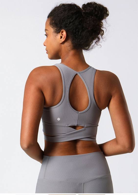 Lululemon soutien-gorge de sport yoga rouge-orange