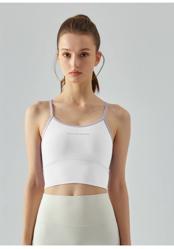 Canotta Lululemon yoga nera e lavanda