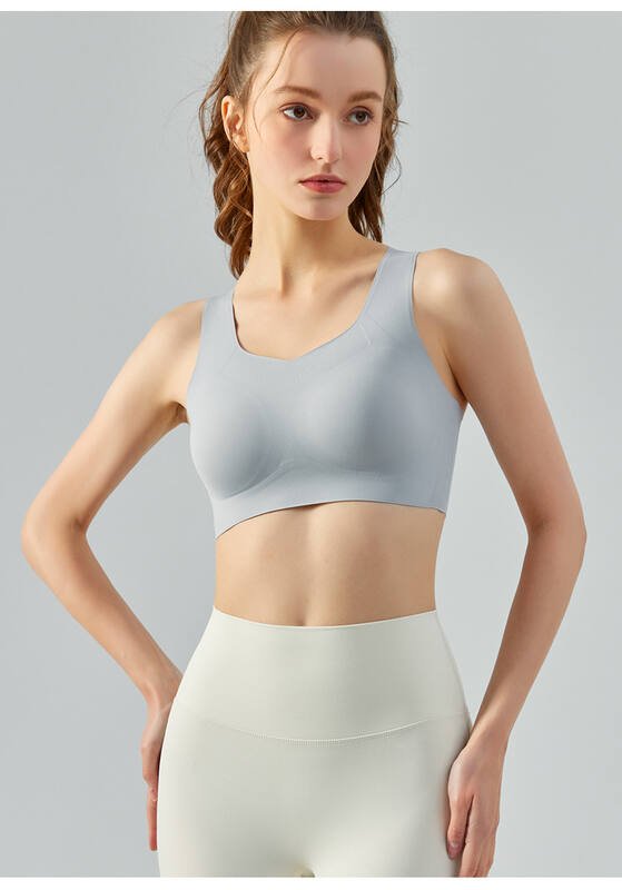 Lululemon sports bra training light blue