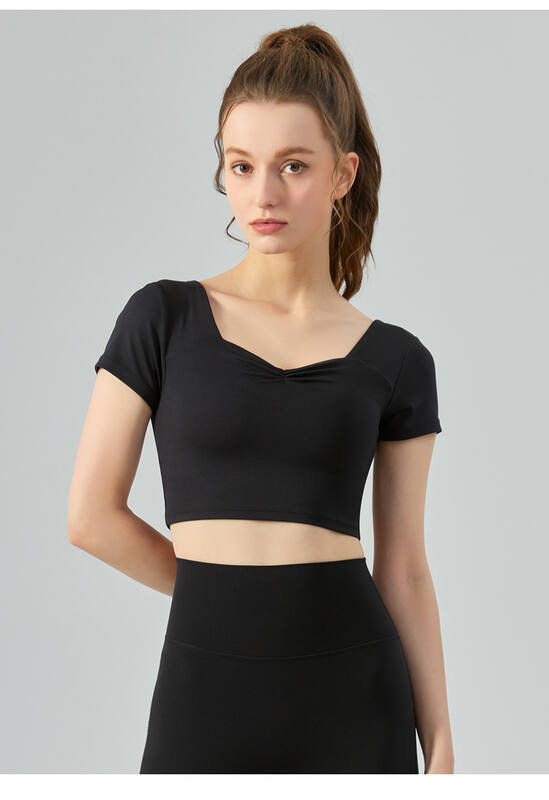 Maglietta Lululemon yoga beige
