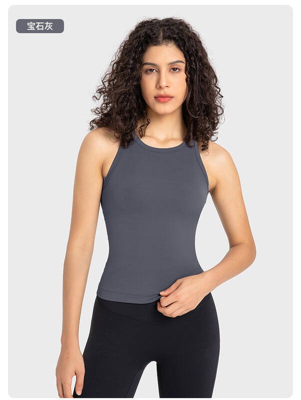 Lululemon tanque yoga azul