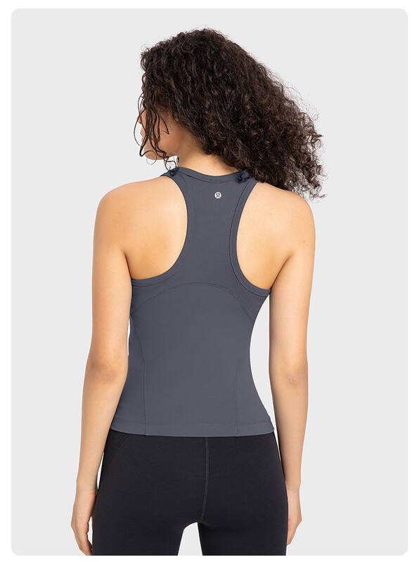 Lululemon tanque yoga azul
