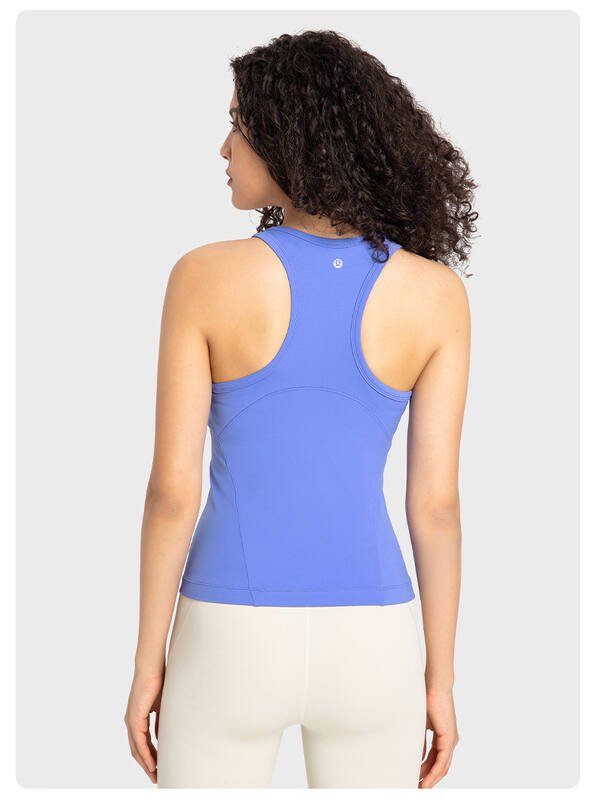Lululemon tanque yoga azul