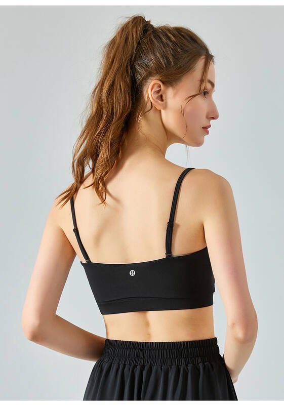 Lululemon soutien-gorge de sport studio noir