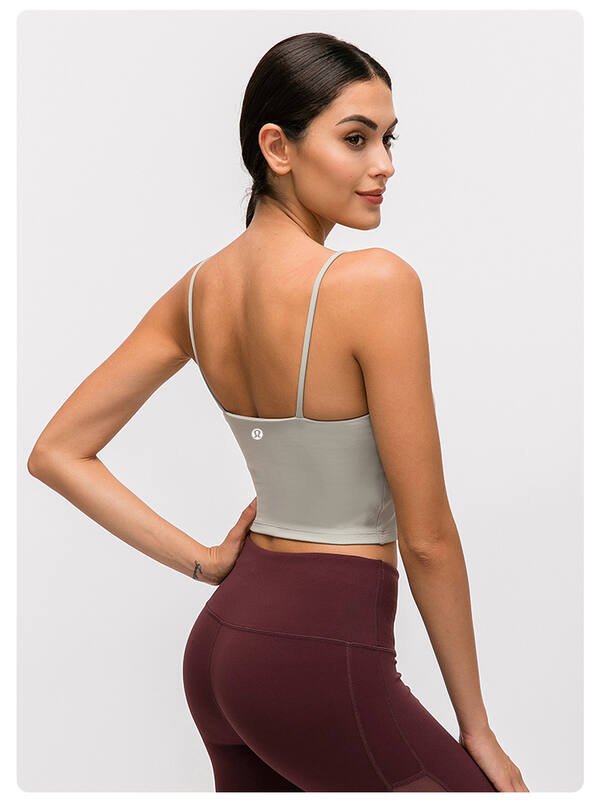 Lululemon tanque yoga rojo intenso