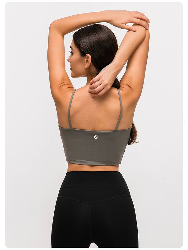 Lululemon tanque yoga rojo intenso
