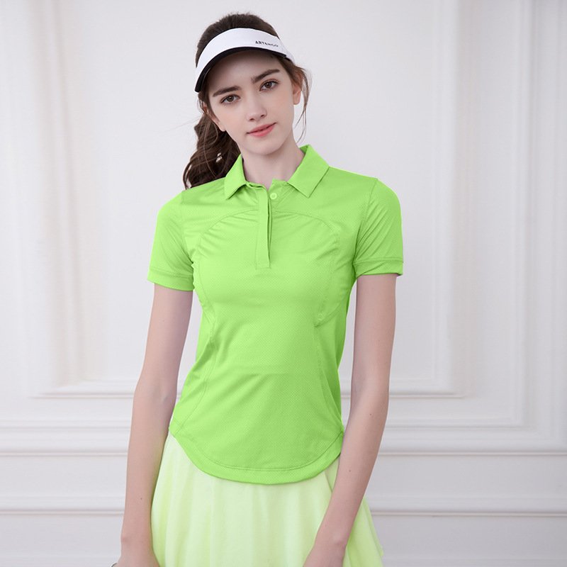 Camiseta Lululemon run blanca y rosa claro