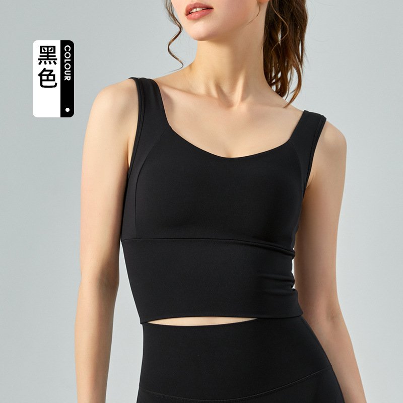 Canotta Lululemon yoga beige e marrone
