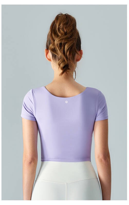 Camiseta Lululemon estudio lavanda