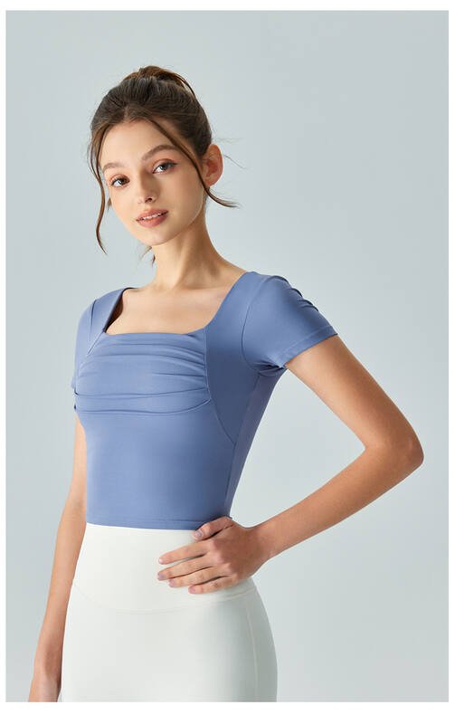 Camiseta Lululemon estudio lavanda