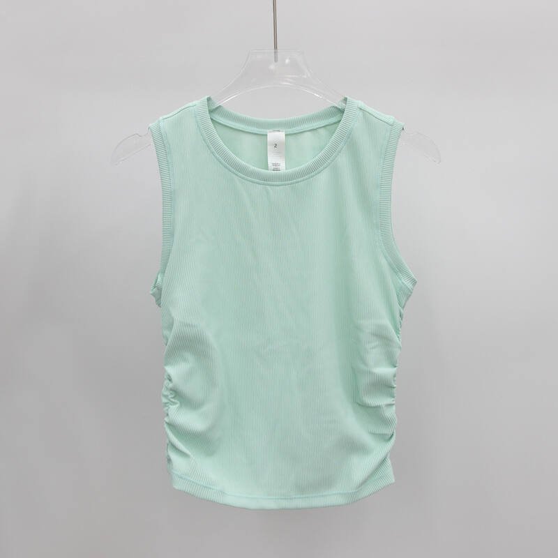 Canotta Lululemon All It Takes da tutti i giorni azzurra e bianca
