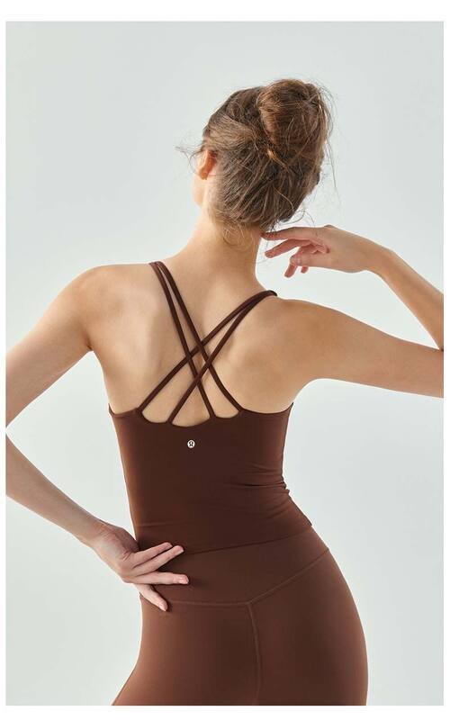 Canotta Lululemon yoga bianca