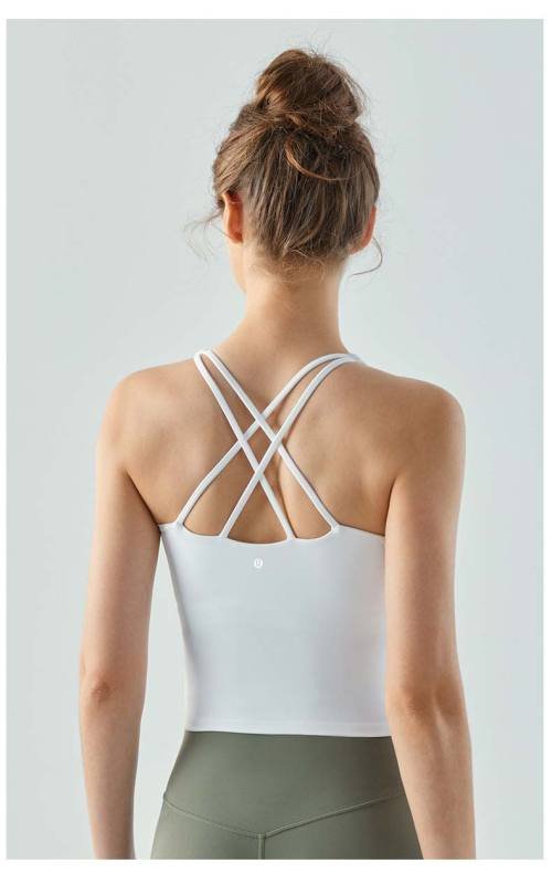 Canotta Lululemon yoga bianca