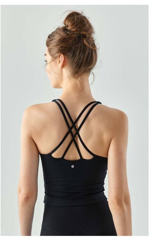 Canotta Lululemon yoga bianca
