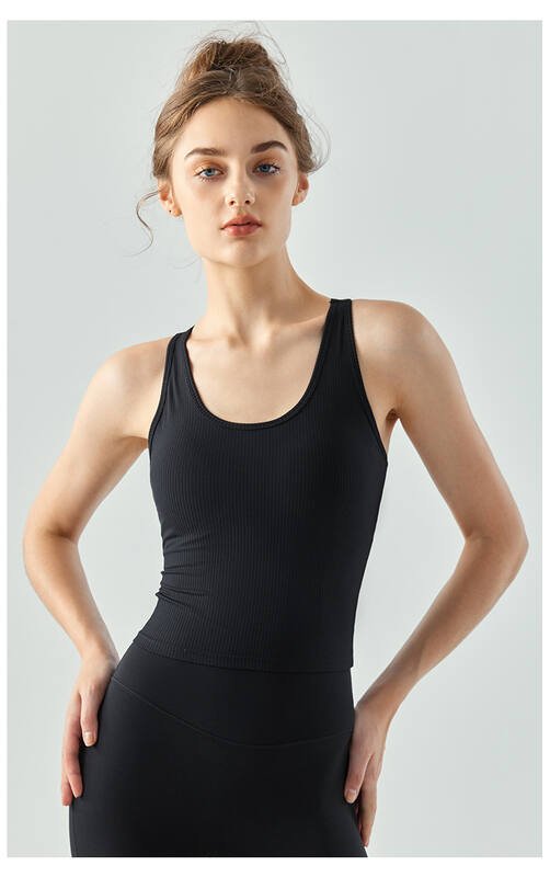 Lululemon tanque yoga azul claro